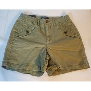 Banana Republic Women's Size‎ 2 Green Chino Shorts NWT
